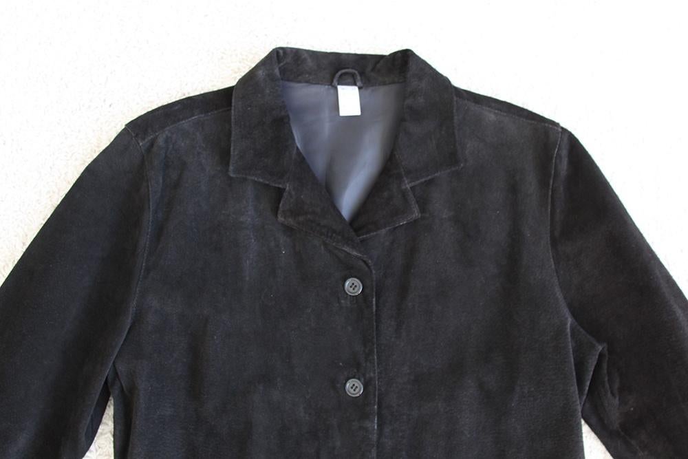 Prachtige Suede Dames Blouse (Maat 40) € 60,-, Kleding | Dames, Blouses en Tunieken, Maat 38/40 (M), Zwart, Ophalen of Verzenden