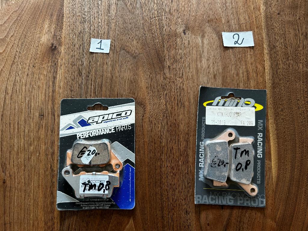 Remblokken Achterwiel Yamaha/Honda/Kawasaki/KTM/Husqvarna, Motoren, Ophalen of Verzenden