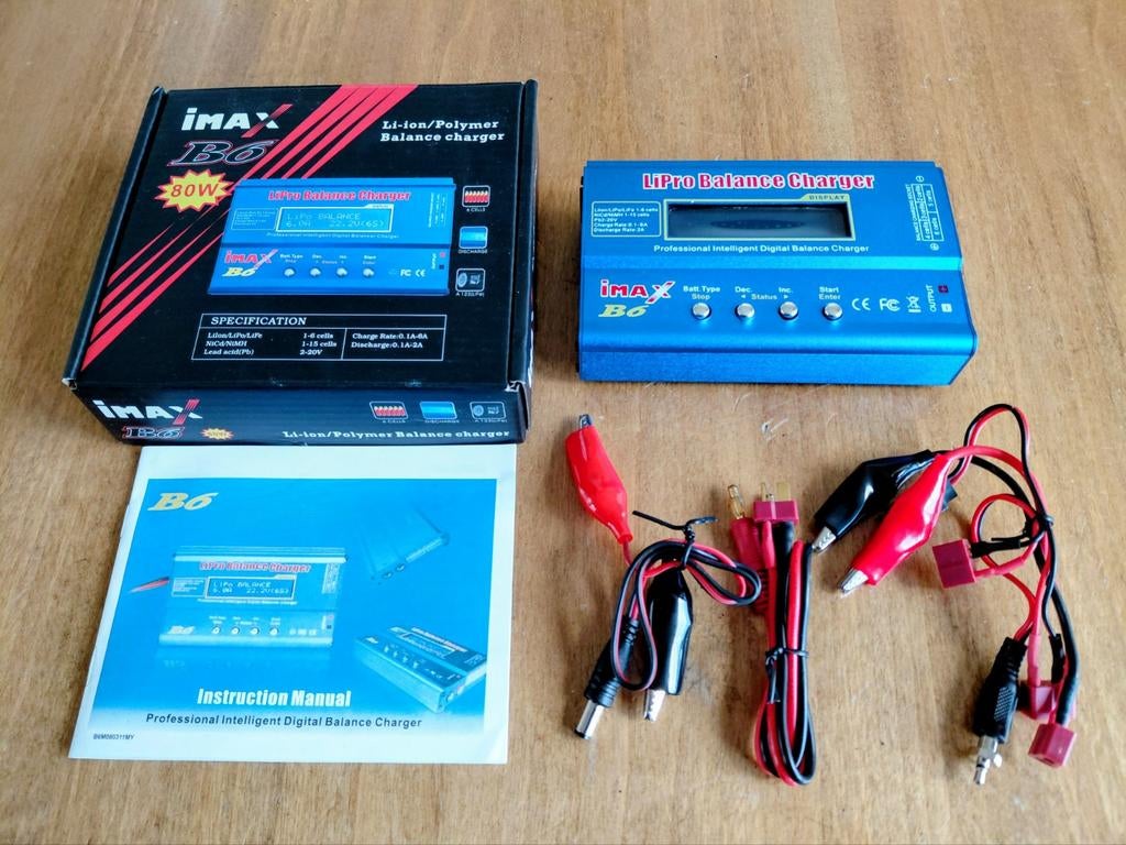IMAX B6 80W Li-ion/Polymer Balance lader, Ophalen of Verzenden, Nieuw