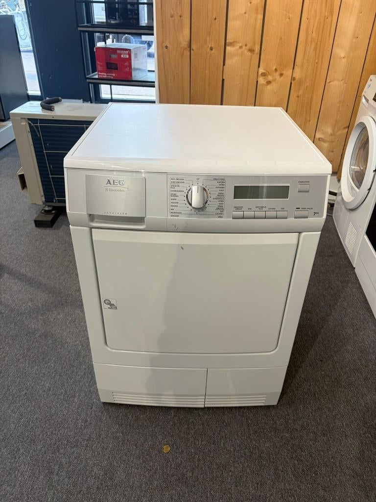 AEG condensdroger - schoon - garantie, Witgoed en Apparatuur, Wasdrogers, 6 tot 8 kg, Gebruikt, Ophalen of Verzenden, Voorlader