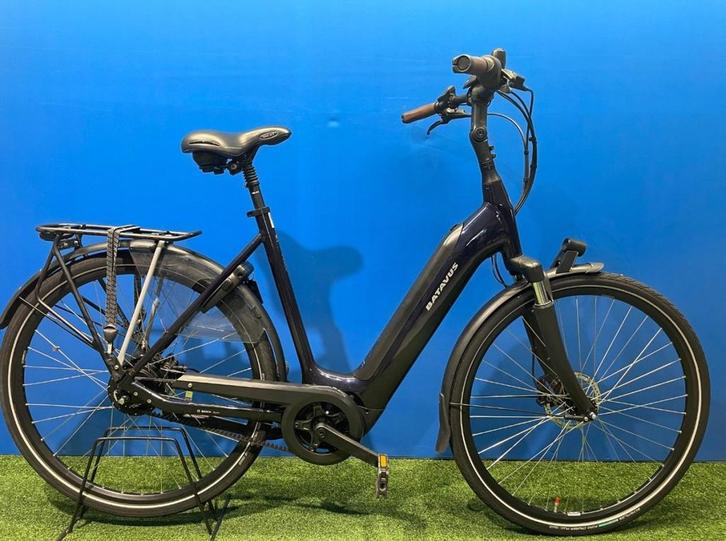 BATAVUS Finez E-go Power Exclusive Heren Donkerblauw 58cm 20, Fietsen en Brommers, Elektrische fietsen, Gebruikt, Batavus, 55 tot 59 cm