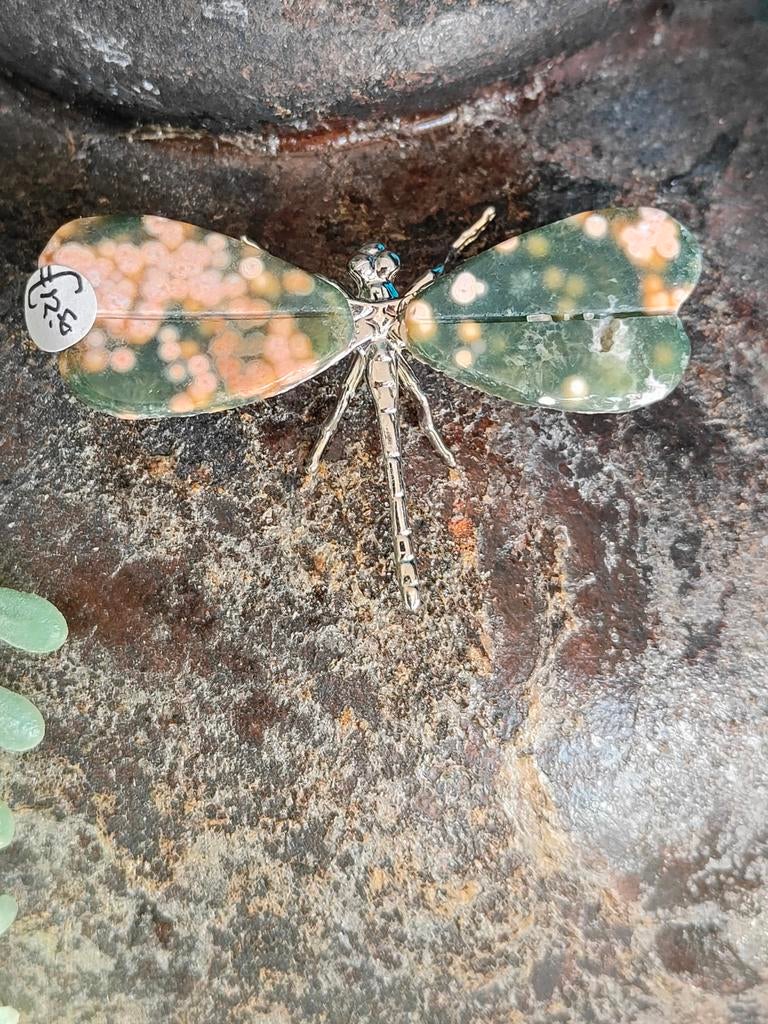 Oceaan jaspis libelle, Verzamelen, Ophalen of Verzenden