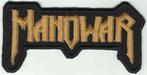 Manowar stoffen opstrijk patch embleem, Ophalen of Verzenden, Nieuw, Kleding