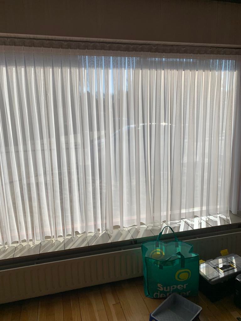 Vitrage 2 stuks 100x171 en 1 stuk 295x171, Ophalen, Zo goed als nieuw, 200 cm of meer