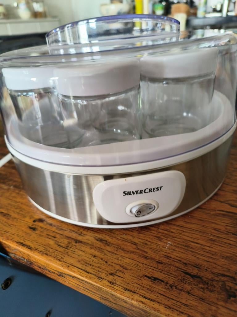 Silvercrest yoghurt maker., Minder dan 1 liter, Ophalen, Zo goed als nieuw, 3 snelheden of meer