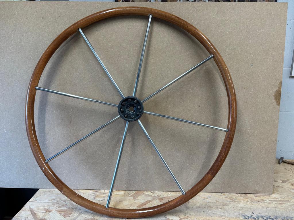 Stuurwiel voor boot, 80 cm, Ophalen of Verzenden, Gebruikt, Overige typen