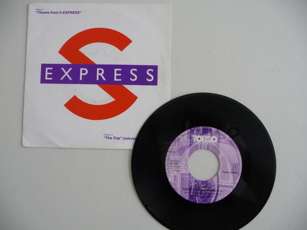 single S-EXPRESS -THEME FROM S-EXPRESS- TORSO RECORDS, 1988, Gebruikt, Overige genres, 7 inch, Single