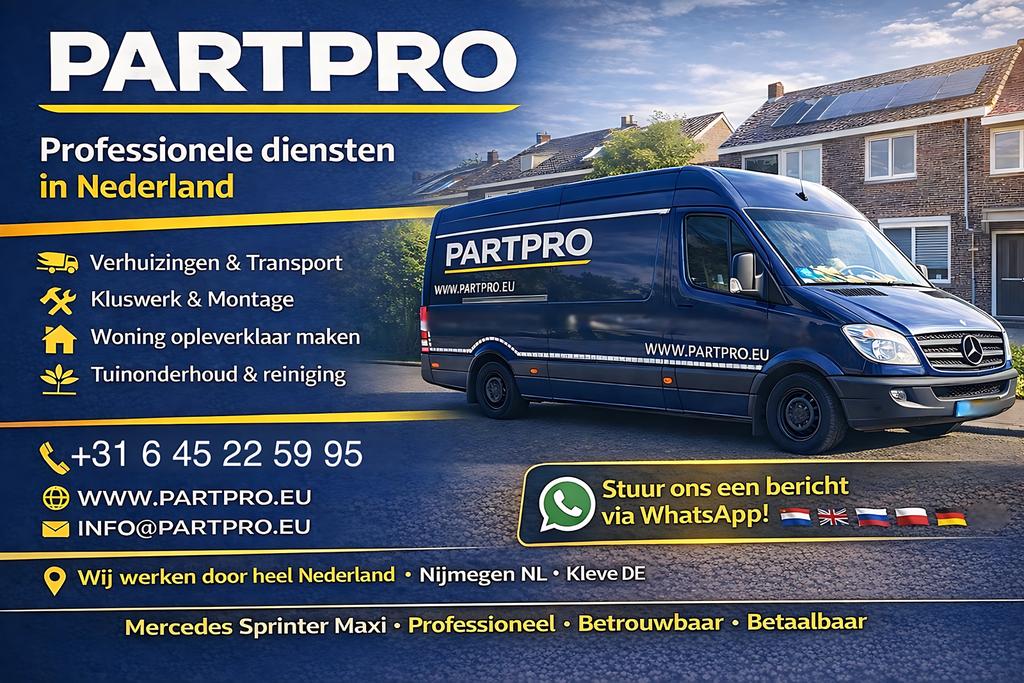 Transport verhuizen meubeltaxi 🇱🇹🇷🇺🇬🇧🇳🇱🇵🇱🇩🇪, Diensten en Vakmensen, Verhuizers en Opslag, Inpakservice, Opslag
