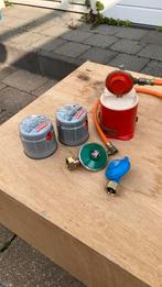Drukregelaars/ Gaslamp, Caravans en Kamperen, Kampeeraccessoires, Ophalen, Zo goed als nieuw