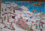 Jumbo Legpuzzel 1500 stukjes - Skiën in de Alpen, Ophalen of Verzenden
