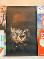 PosterJunkie "Classy Gorilla" - 40x60 cm - Eyecatcher, Antiek en Kunst, Ophalen