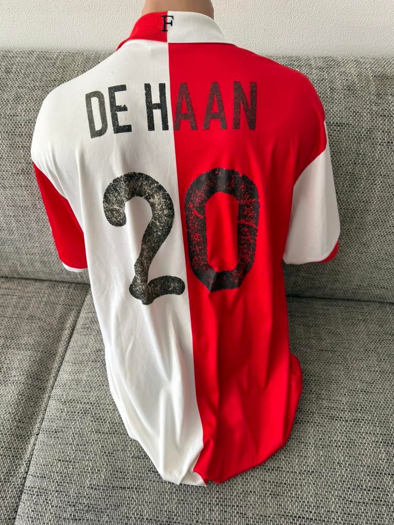 Vintage Feyenoord voetbalshirt 2000/01 - Ferry de Haan, Verzamelen, Sportartikelen en Voetbal, Gebruikt, Shirt, Feyenoord, Ophalen of Verzenden