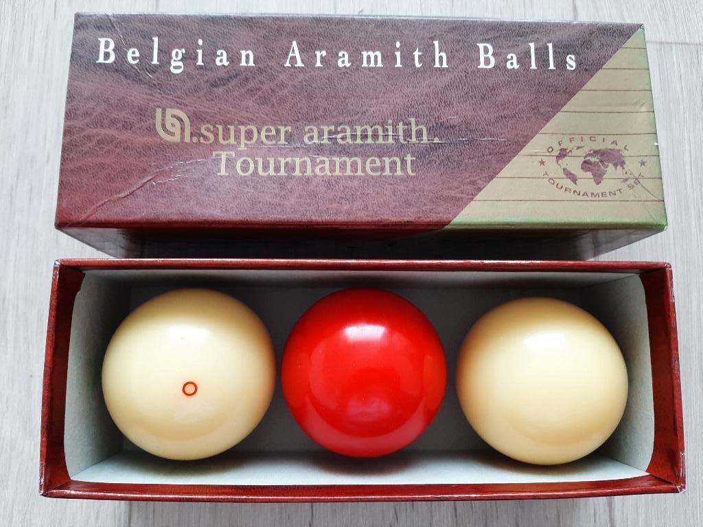 Super Aramith biljartballen, Sport en Fitness, Biljarten en Poolen, Ophalen, Gebruikt, Keu of Ballen