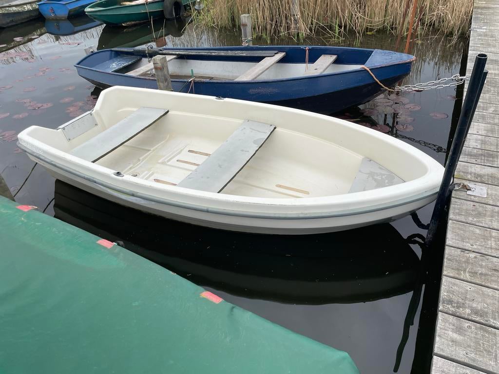 Terhi Sunny 310 met zwemvesten, roeispanen en anker, Ophalen, Gebruikt, Polyester