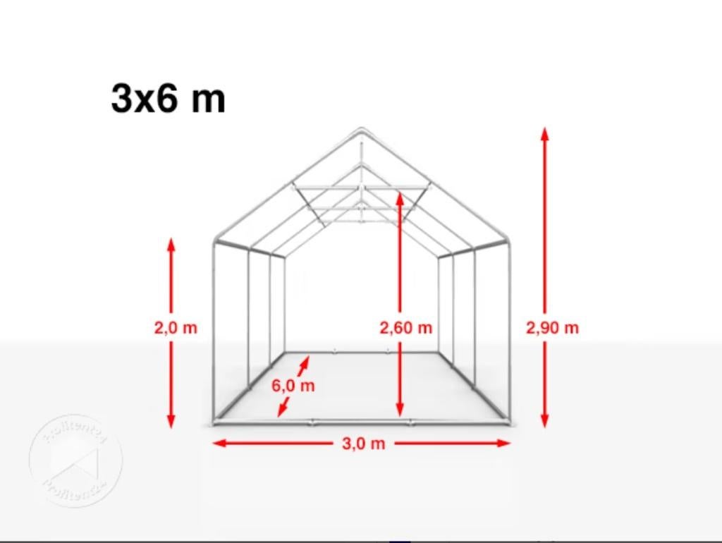 partytent 3x6, Gebruikt, Partytent, Minder dan 4 meter, B