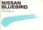 Origineel vraagbaak instructieboek Nissan Bluebird WU - ll, Ophalen of Verzenden