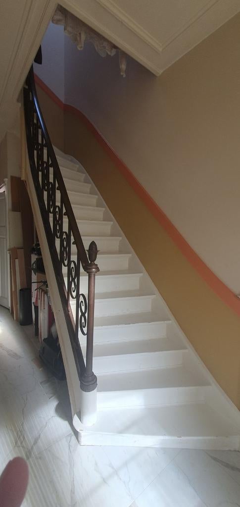 Oud ijzer -Klassieke trapleuning met sierlijke balustrade, Ophalen, Gebruikt, Trap, 2 tot 4 meter