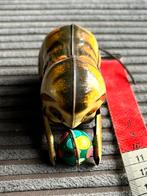 Vintage blikken Poesje met bal, Verzamelen, Beelden en Beeldjes, Ophalen of Verzenden, Gebruikt, Dier