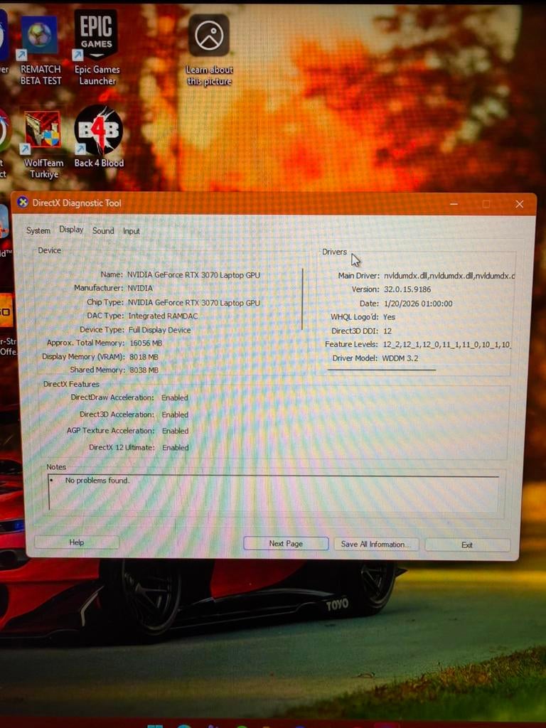 DELL G15 5520 i9 12TH RTX 3070 8GB, Met videokaart, Qwerty, Ophalen of Verzenden, Zo goed als nieuw
