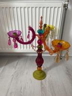 Kleurrijke Kaarsen Kandelaar, Overige materialen, Gebruikt, 25 tot 50 cm, Ophalen of Verzenden