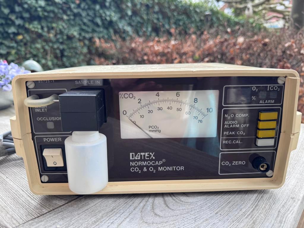 Datex capnograaf, Audio, Tv en Foto, Optische apparatuur | Microscopen, Ophalen, Gebruikt, Minder dan 400x, Onderdelen of Toebehoren