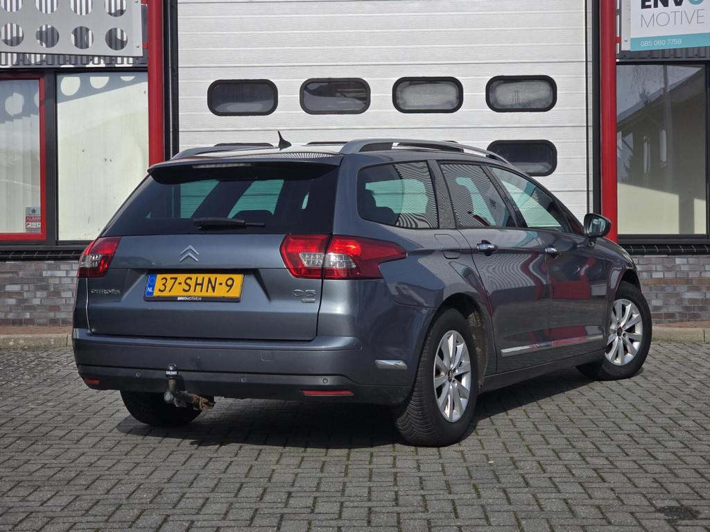 Citroen C5 Tourer 1.6 e-HDi Attraction Clima/Navi/Net Onderh, Auto's, Citroën, Euro 5, Startonderbreker, Gebruikt, Zwart
