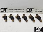 Set 6 injectoren BMW E34 M5 E36 M3 S38B36 S50B30 13641310641, Gebruikt, Ophalen of Verzenden, BMW, BMW