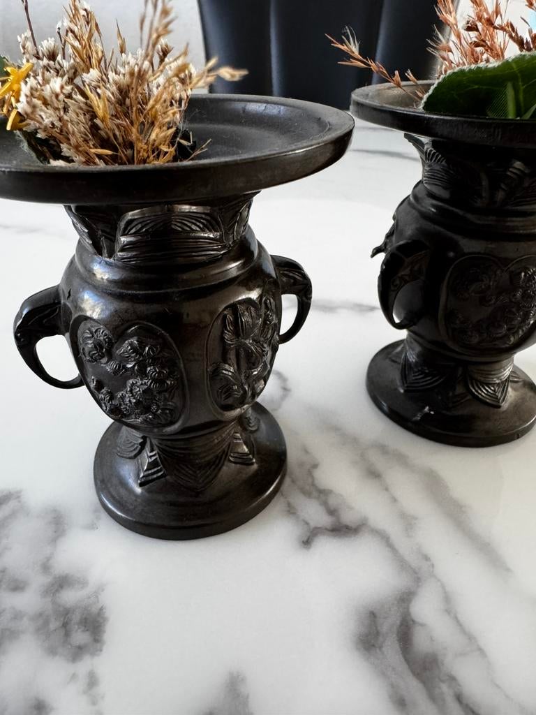 Antike wazen brons, Ophalen of Verzenden