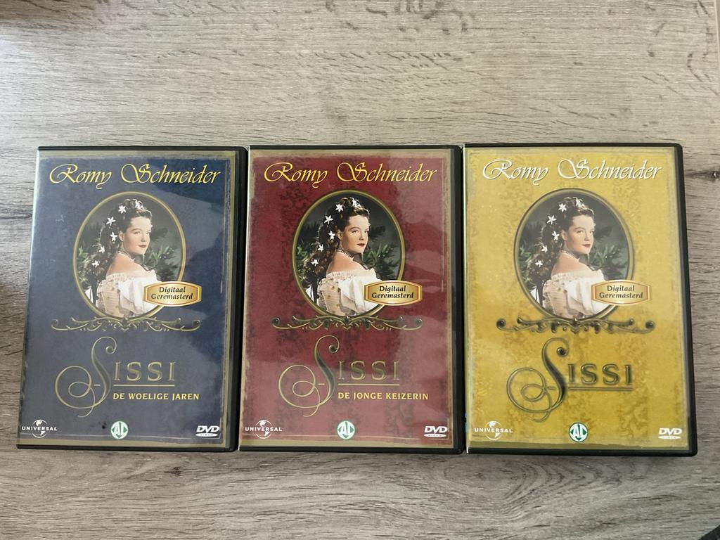 DVD’S Sissi Trilogie met Romy Schneider, Drama, Ophalen of Verzenden, Zo goed als nieuw, Alle leeftijden