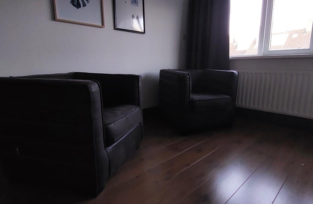 Fauteuils, Huis en Inrichting, Fauteuils, Ophalen, Minder dan 75 cm, Zo goed als nieuw, Stof