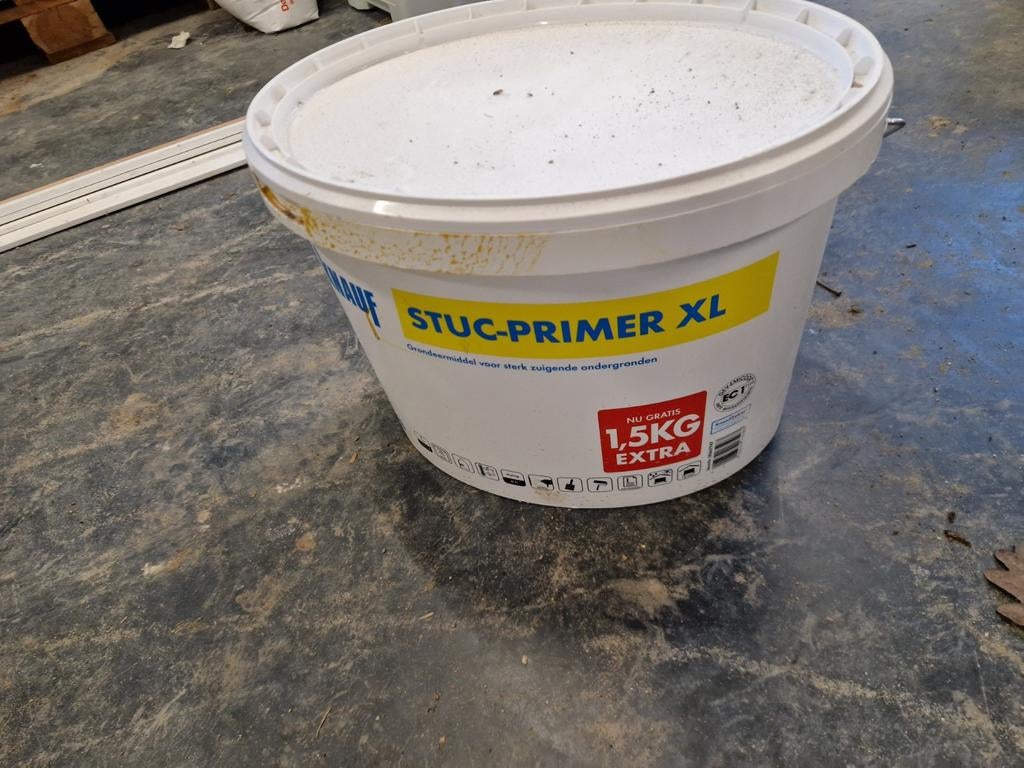 Knauf Stuc-Primer XL -  15 kg, Ophalen of Verzenden, Beige