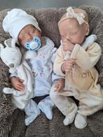 Reborn baby tweeling, Verzamelen, Ophalen of Verzenden, Nieuw, Babypop, Levensecht of Reborn