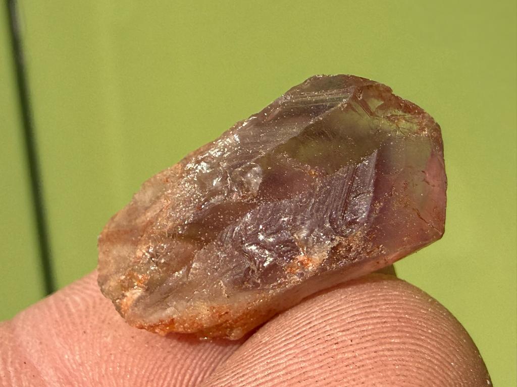 Fantoom Amethist puntje mineralen uit Bolivia W, Ophalen of Verzenden, Mineraal