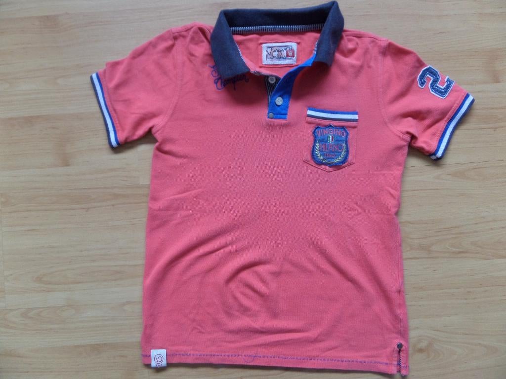 Sportief katoenen poloshirt van Vingino maat 152/158, Kinderen en Baby's, Kinderkleding | Maat 152, Ophalen of Verzenden, Zo goed als nieuw