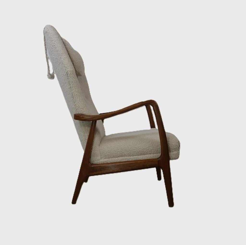 Bovenkamp highback fauteuil | Vintage design jaren 50, Ophalen, Vintage Deens design Mid-Century, -, -