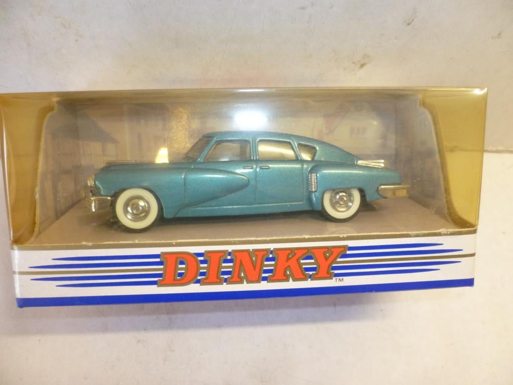 Matchbox Dinky  Tucker Torpedo 1948 blauw in doos 1:43 auto, Ophalen of Verzenden, Nieuw, Auto, Matchbox