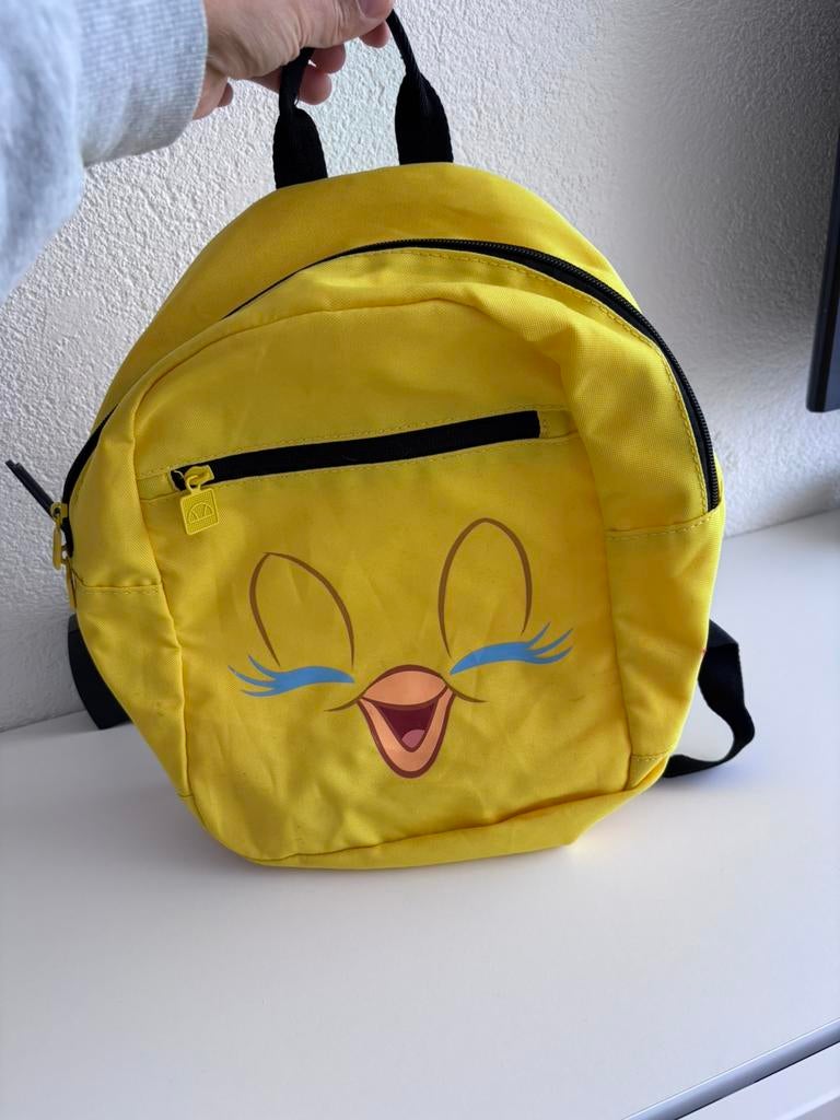 Nette gele Ellesse Looney Tunes rugzak, 30 tot 40 cm, Rugtas, Geel, Ophalen of Verzenden