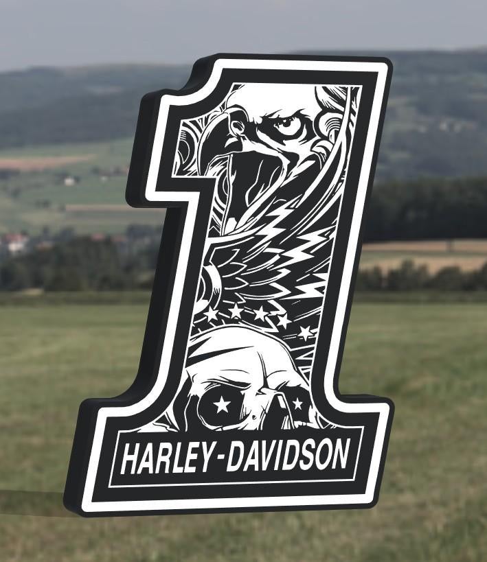 Harley-Davidson LED USB Logo - Nummer 1, Ophalen of Verzenden, Nieuw