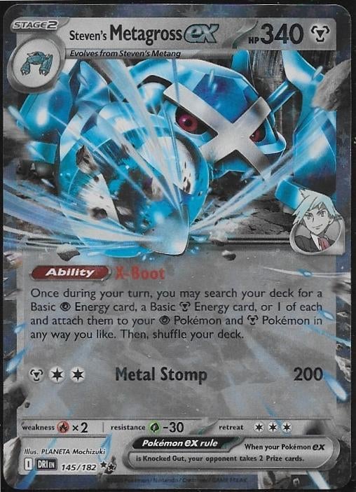 Destined Rivals,  Steven's Metagross [ex] 145/182, Verzenden, Nieuw, Losse kaart