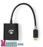 USB Type-C Adapter Cable, Type-C Male - HDMI Female, Black, Nedis, Nieuw, Info@marbeco.nl, Ophalen of Verzenden