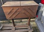 Houten naaibox, VINTAGE!, Antiek en Kunst, Ophalen