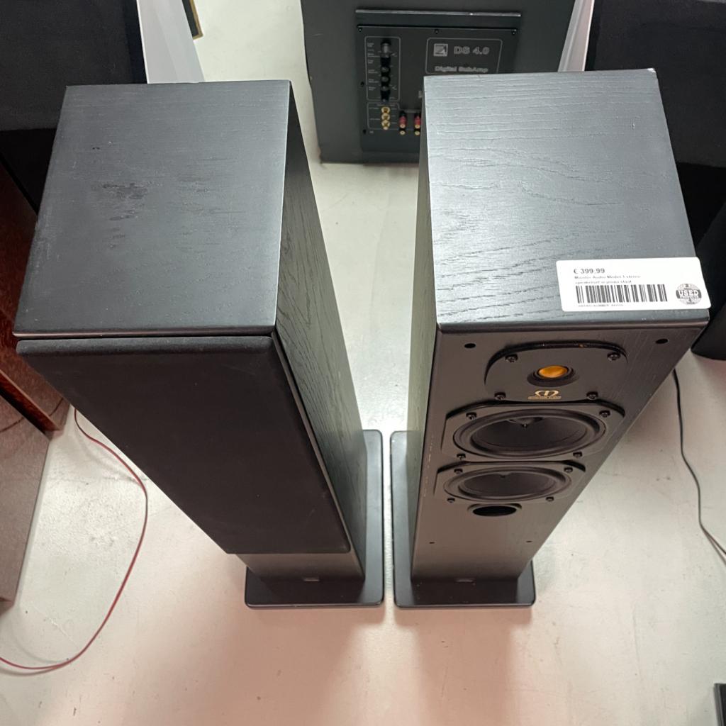 Monitor Audio Model 3 stereo speakerset in prima staat, Audio, Tv en Foto, Luidsprekers, M-Audio, Zo goed als nieuw, https://m-audio.com/support/contact
