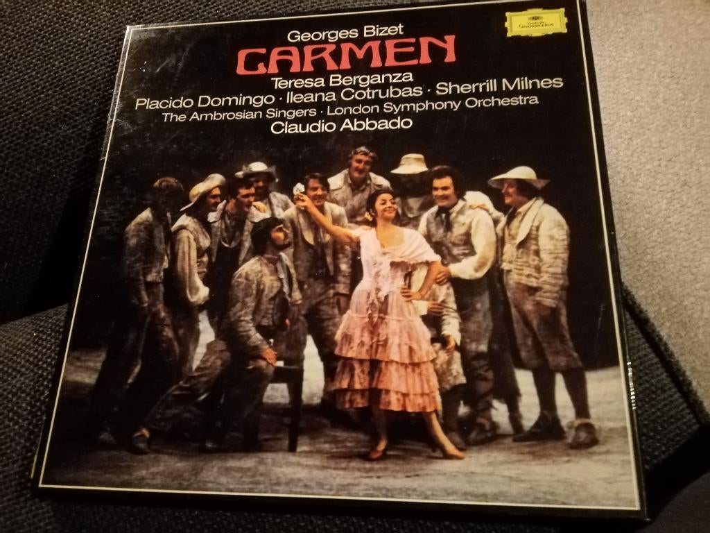 Carmen Georges Bizet in nette staat, Cd's en Dvd's, Vinyl | Klassiek, Kamermuziek, Ophalen of Verzenden, Zo goed als nieuw, 12 inch