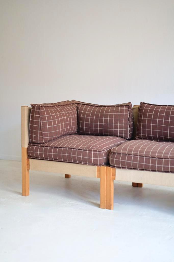 3-zitsbank model Ingo, Gillis Lundgren, IKEA jaren 70, Huis en Inrichting, Banken | Bankstellen, Zo goed als nieuw, Rechte bank