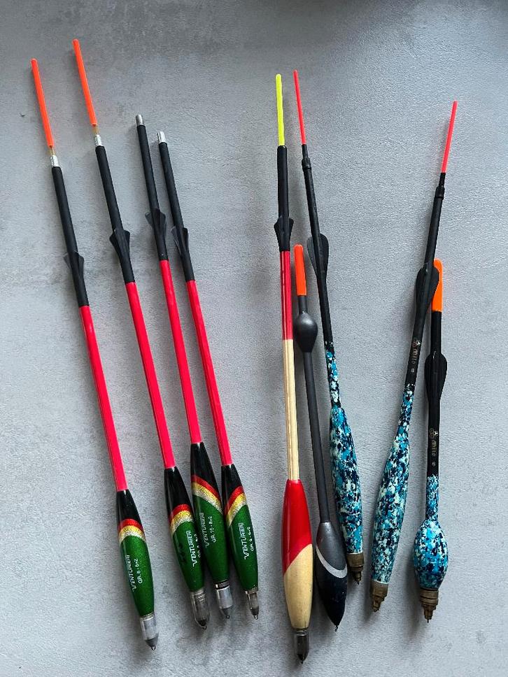 adv 201 / NIEUW mixset 9 matchdobbers, Watersport en Boten, Hengelsport | Witvissen, Nieuw, Dobber of Lood, Ophalen of Verzenden