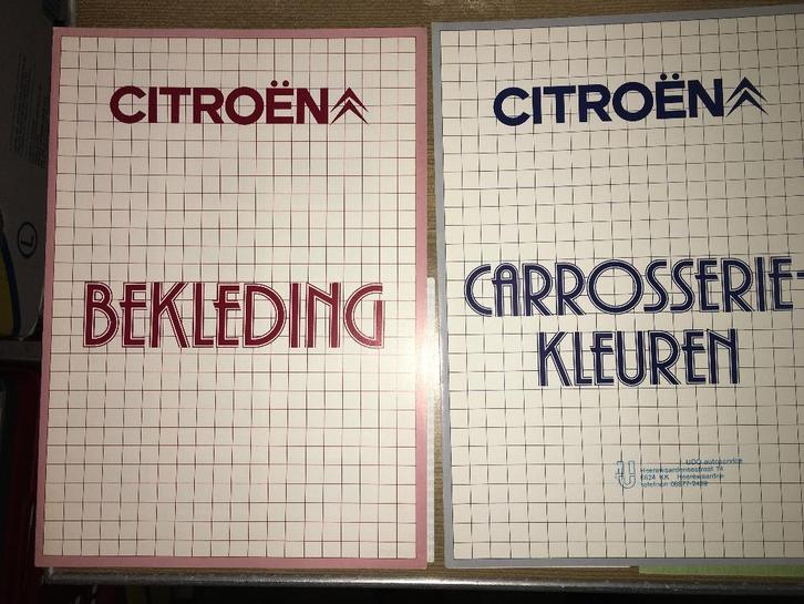 6x Citroën prijslijst + bekleding + kleur brochures folders, Boeken, Auto's | Folders en Tijdschriften, Zo goed als nieuw, Citroën