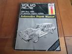 Haynes workshop manual Volvo 740, Volvo 760 benzine 1982-88, Ophalen of Verzenden