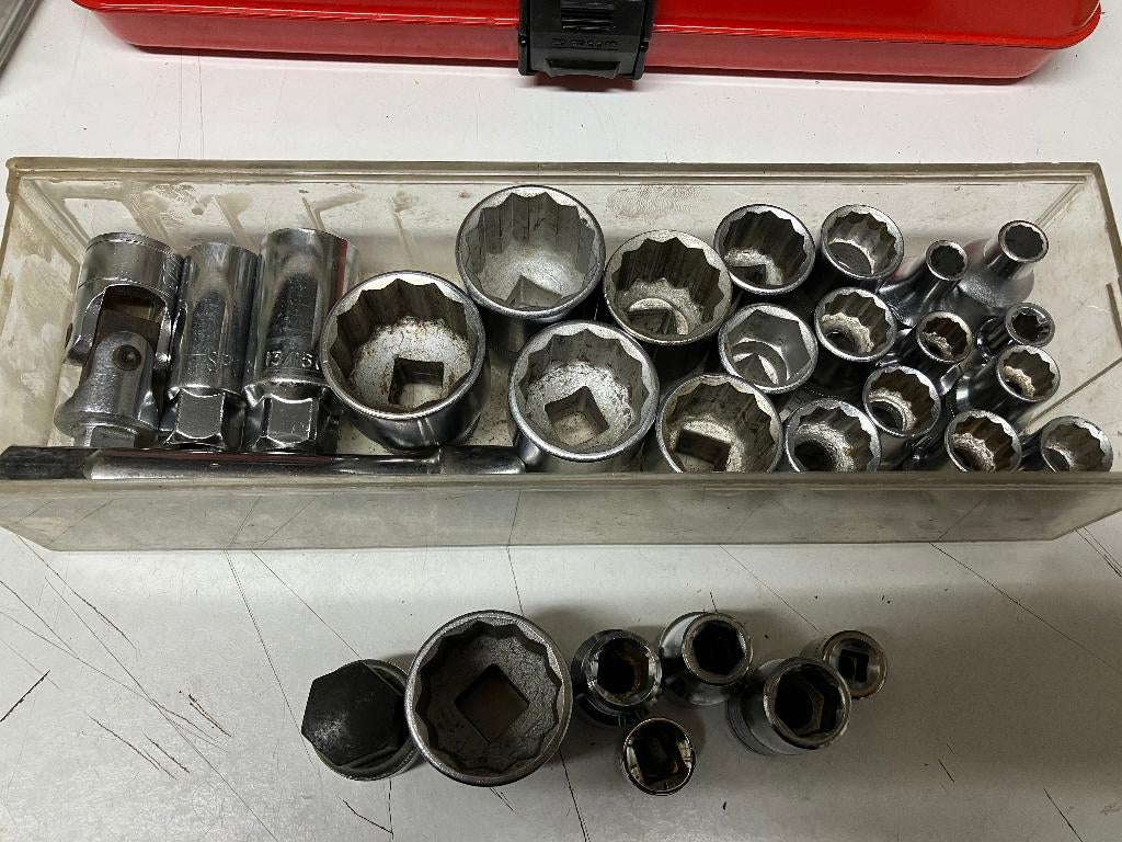 Dopsleutels  (van 7 t/m 30 mm), Auto diversen, Autogereedschap, Ophalen, Gebruikt