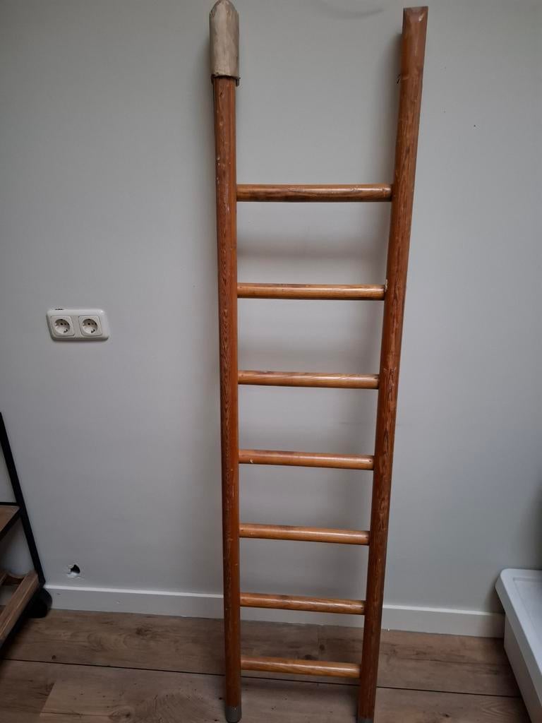 Oude unieke gym ladder - decoratief en functioneel, Ophalen of Verzenden
