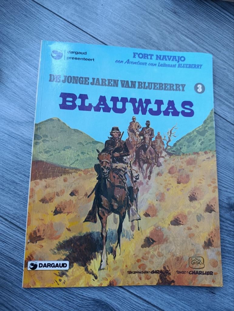 De Jonge Jaren van Blueberry - Blauwjas (deel 3), Boeken, Stripboeken, Ophalen of Verzenden